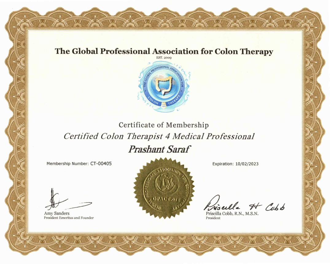 GPACT Prashant Saraf Therapist